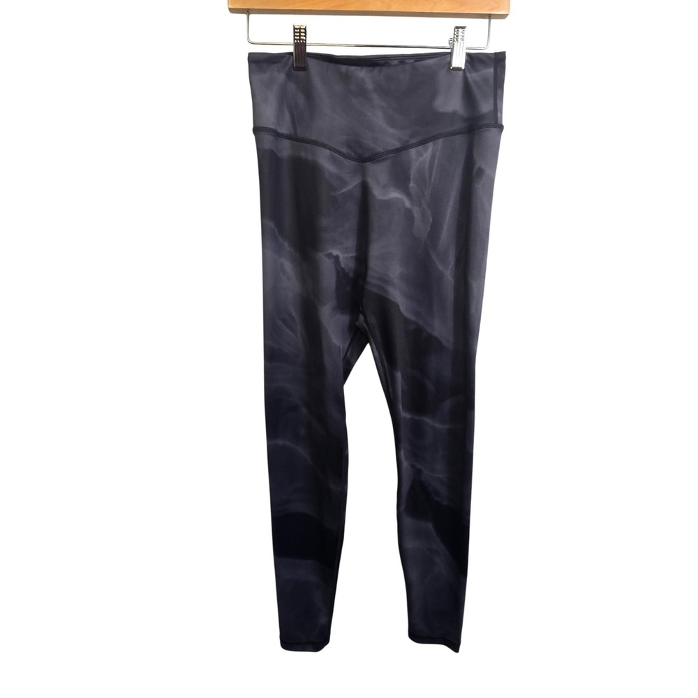 Buffbunny Leggings Womens Medium Black Marble High Rise Performance Activewear‎